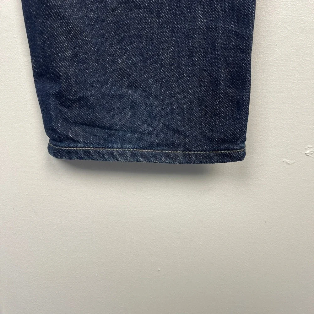 AllSaints Iggy Slim Fit Denim Jeans Button Fly‎ 34x34 Indigo Straight Leg MPH805